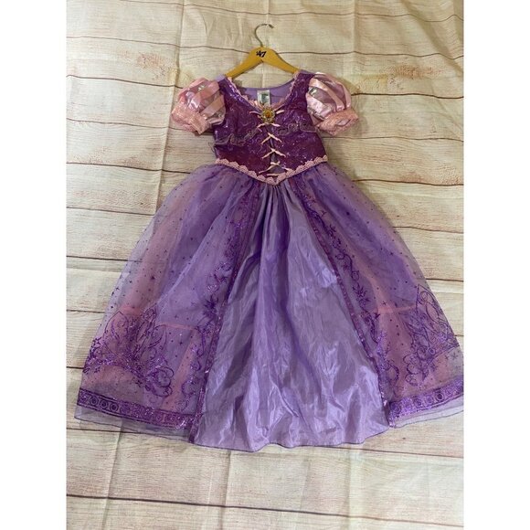 The Disney Store Girls Purple Repunzel Cosplay Costume Dress - Medium - Picture 6 of 12